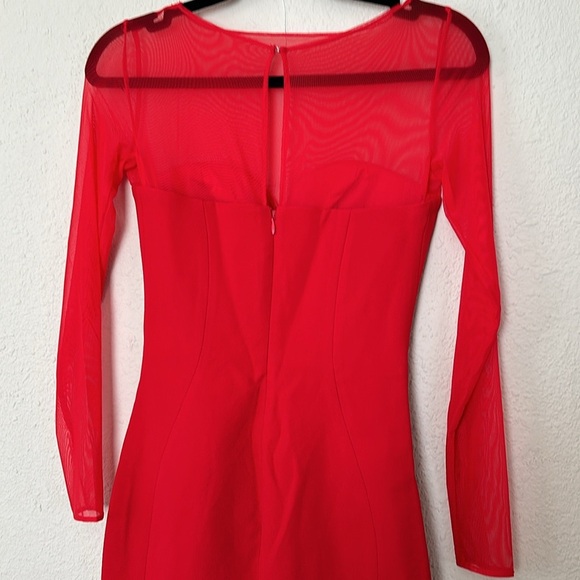 HOUSE OF CB 'Darcy' Scarlet Plunge Midi Dress NWOT size XS NWOT $269‎ - Picture 12 of 13